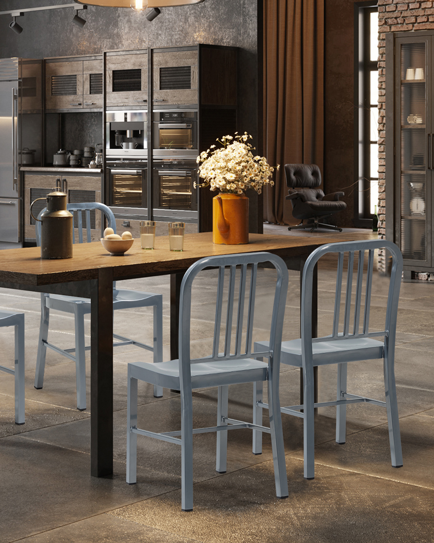 Bezvremenski dizajn željezne stolice Bezvremenski dizajn željezne stolice